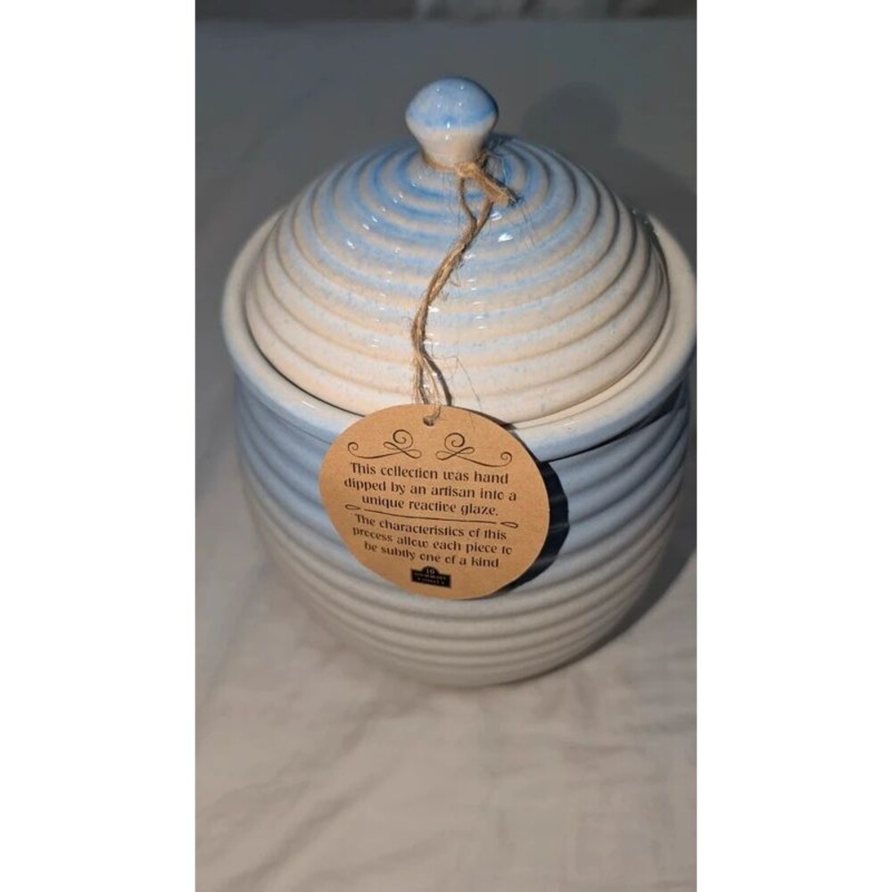 Handmade Pottery Cookie Kitchen Stoneware Storage Jar
